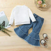 Girl&#39;s Clothing Tops Flared Jeans Denim Pant