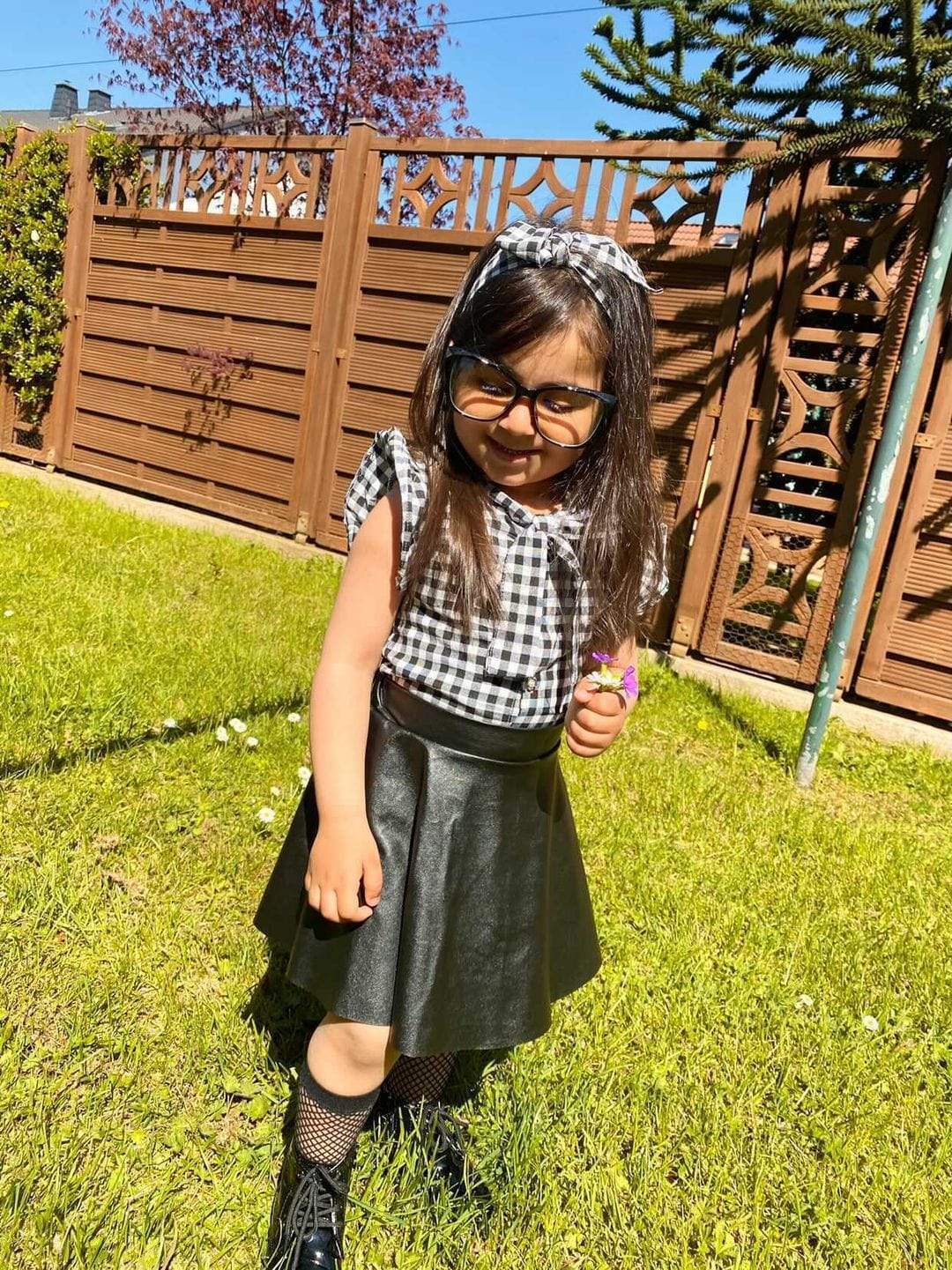 Girl's Clothing Trendy Plaid Outfit