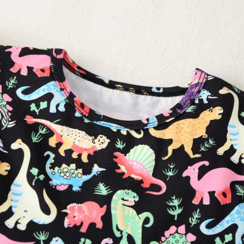Girl's Clothing Unicorn Dinosaur  Dress