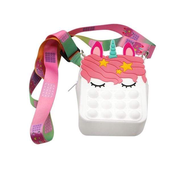 C / France Unicorn Fingertip Bubble Sling Bag
