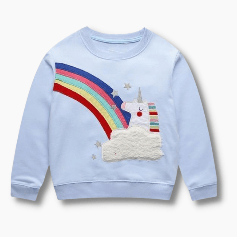 Unicorn Print Sweatshirt Momorii