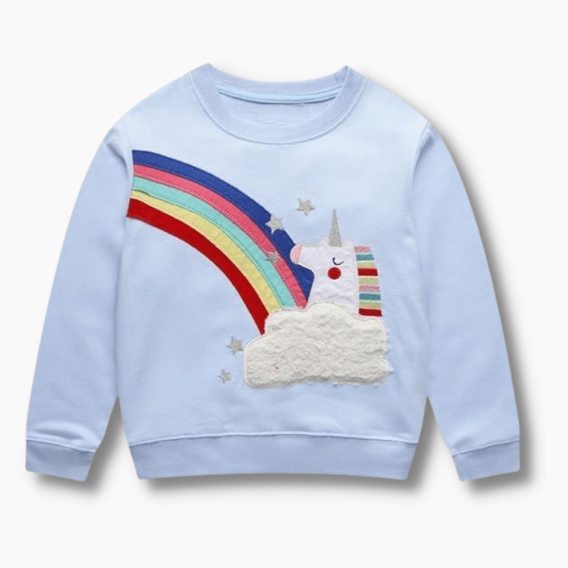 Girl's Clothing Unicorn Print Sweatshirt