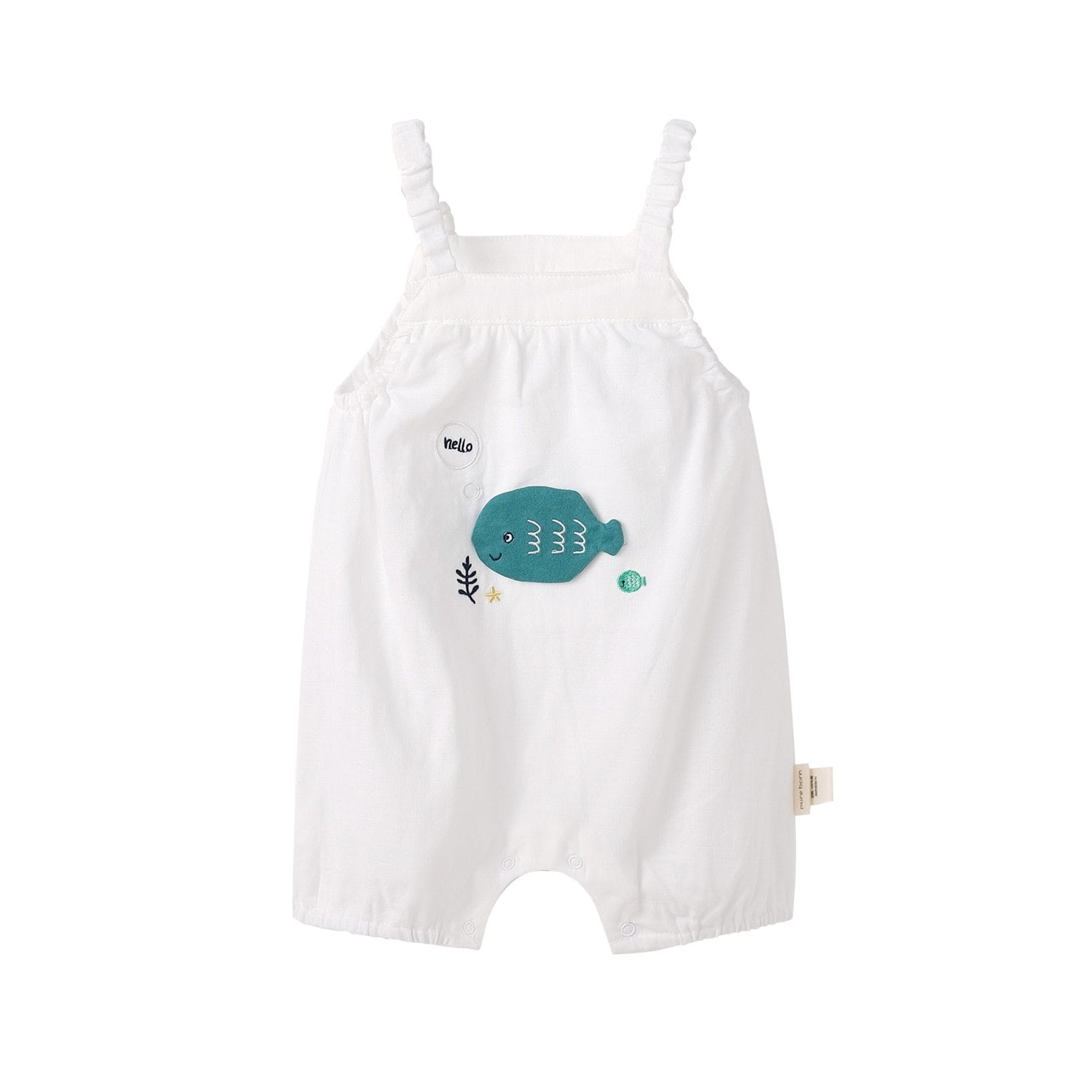 Boy's Clothing Unisex Under The Sea Romper