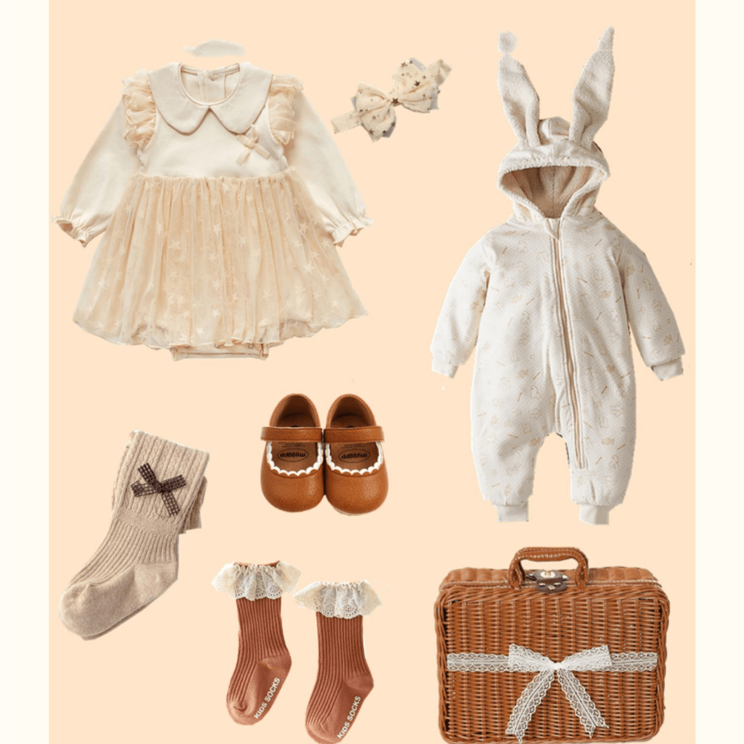 Willbeth - Baby Girls Dress Pink with Basket – The Velveteen Rabbit