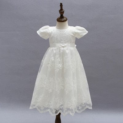 Vintage Baby Girl Flower Dresses, E / 6M