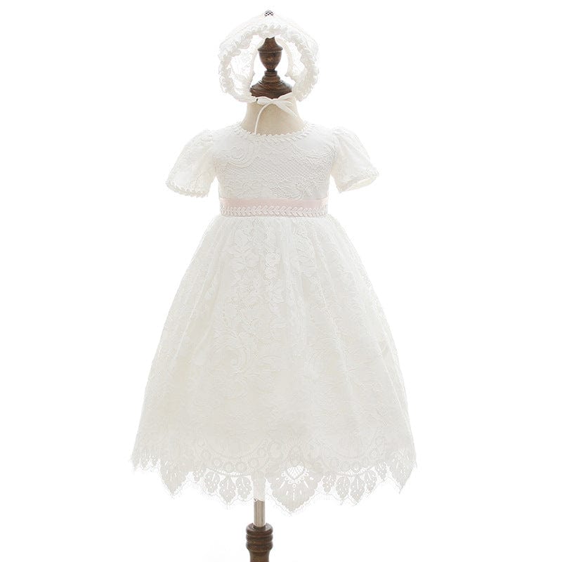 white christmas dresses Summer Arrival Baby Kids Girls Fly Sleeves Solid Color Plain Dress 110 (3-5Y) / Blue main image 0