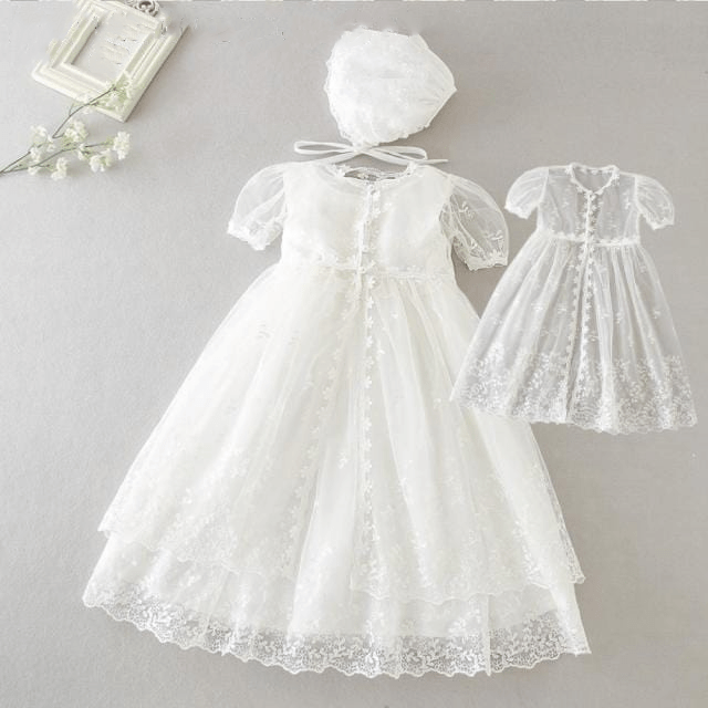 Vintage Baby Girl Dress Baptism Dresses