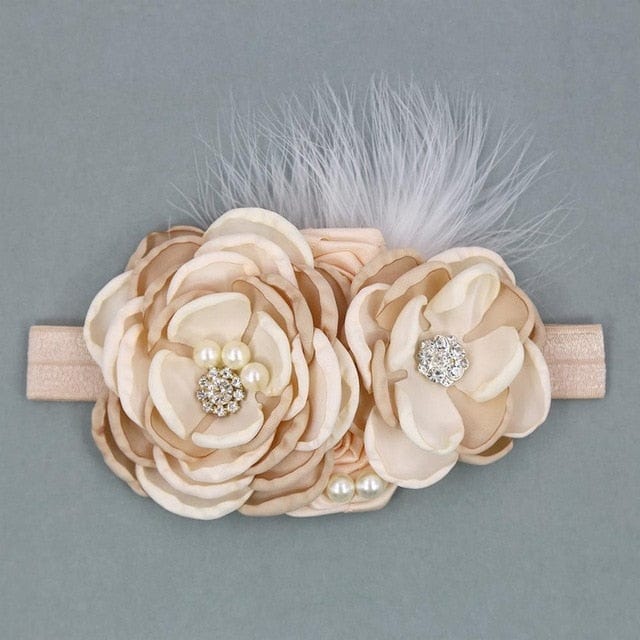 28 Vintage Flower Headband