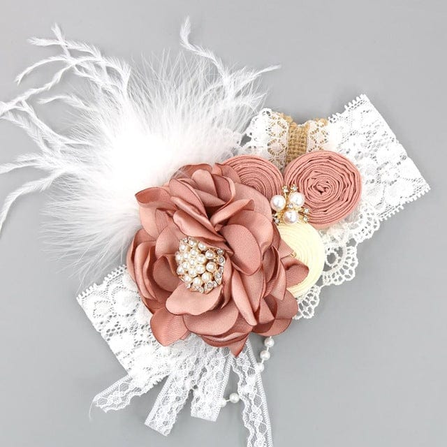 2 Vintage Flower Headband