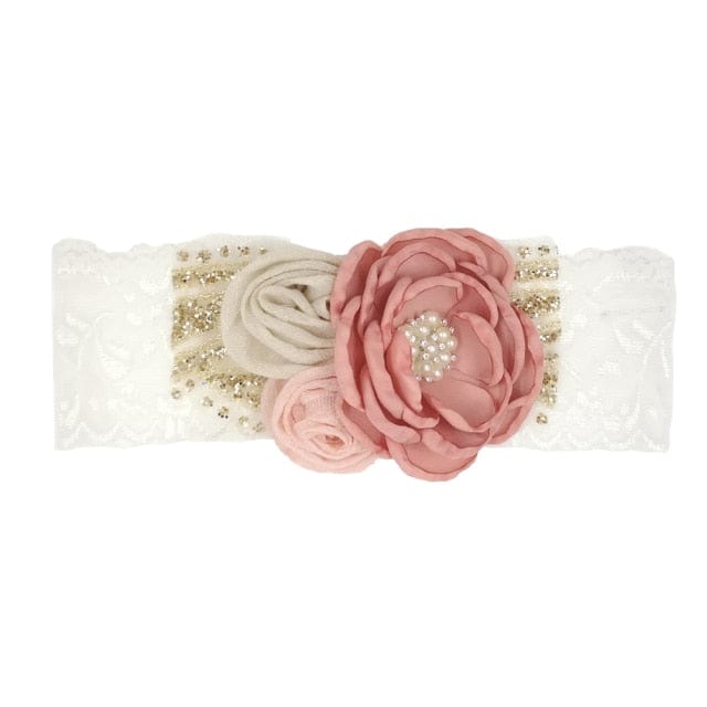 45 Vintage Flower Headband