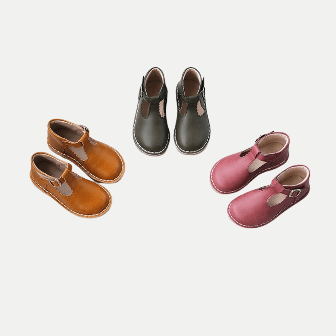 Shoes Vintage Leather T-Bar Shoes