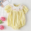 H2110 yellow / 3M Vintage Style Baby Jumpsuit