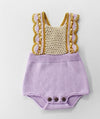 Girl&#39;s Clothing Purple / 24M Vintage Style Knitted Romper