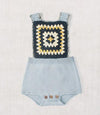 Girl&#39;s Clothing Blue / 6M Vintage Style Knitted Romper