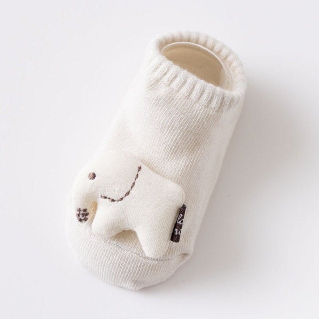 Newborn Cotton Cute Animal Baby Socks Cartoon Slipper Cute Anti