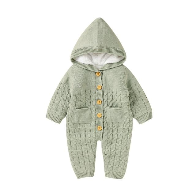 Girl's Clothing C / 18M Warm Hooded Jumpsuit