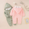 Girl&#39;s Clothing Warm Hooded Jumpsuit