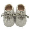 Shoes Light Gray / 0-6M Warm Leather Pre-Walker Shoes