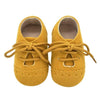 Shoes Yellow / 0-6M Warm Leather Pre-Walker Shoes