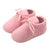 Shoes Light Pink / 0-6M Warm Leather Pre-Walker Shoes