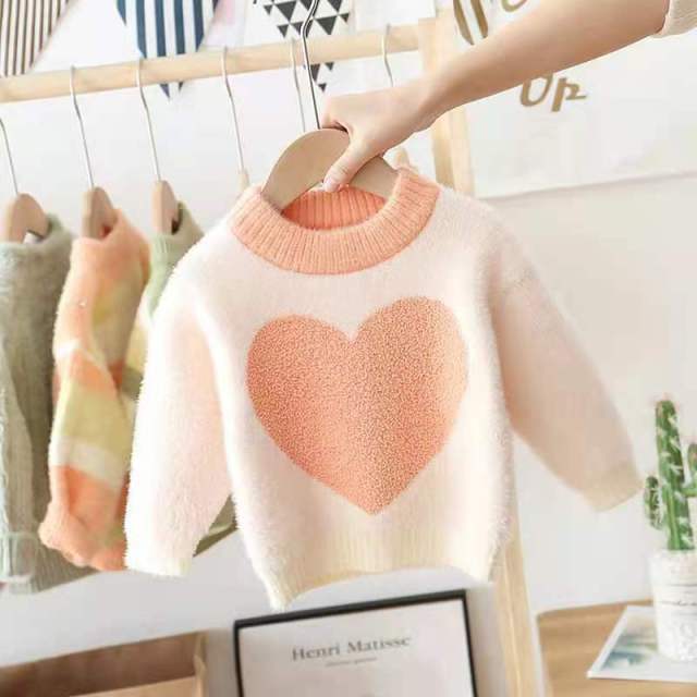 orange / 3T Warm Toddler Sweaters