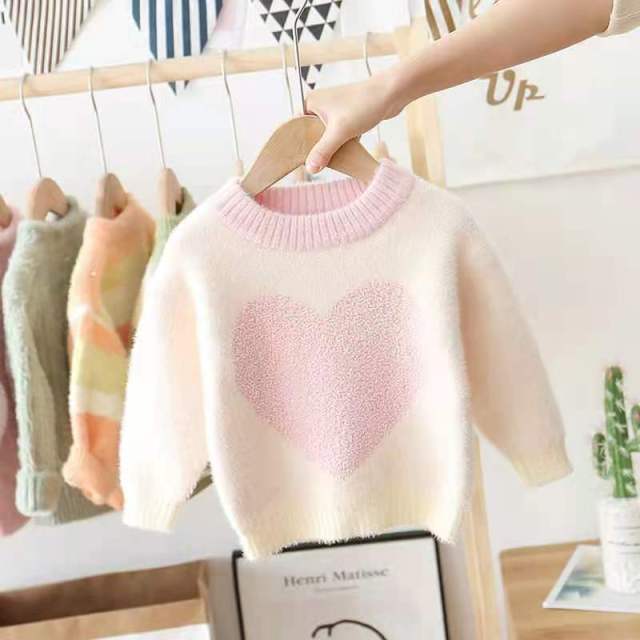 Pink / 12M Warm Toddler Sweaters