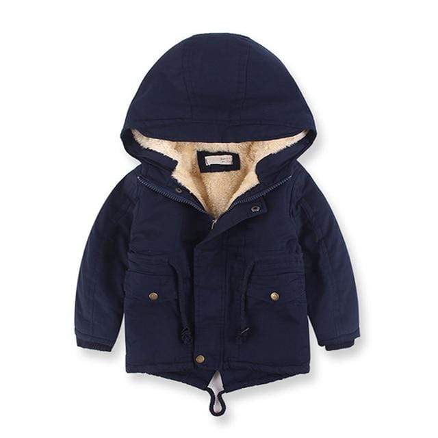 unisex Navy 1 / 2T Warm Winter Coat
