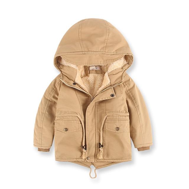 unisex Khaki 1 / 6T Warm Winter Coat
