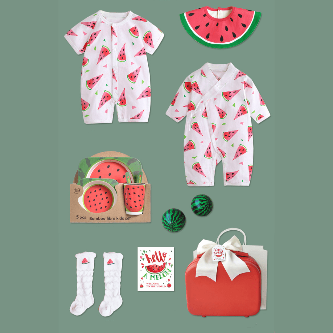 Baby & Toddler 0-3M / Watermelon Watermelon Baby Gift Set