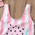 Girl's Clothing Watermelon Striped Swimsuit