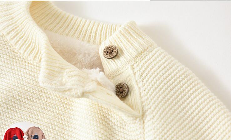 Girl's Clothing Whale Knit Sweater