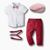 Boy&#39;s Clothing White &amp; Red Boy Outfit