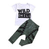 white / 3T Wild Child Outfit + Pants Set