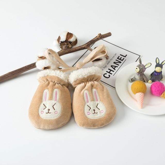 Rabbit Winter Baby Full Finger Mittens