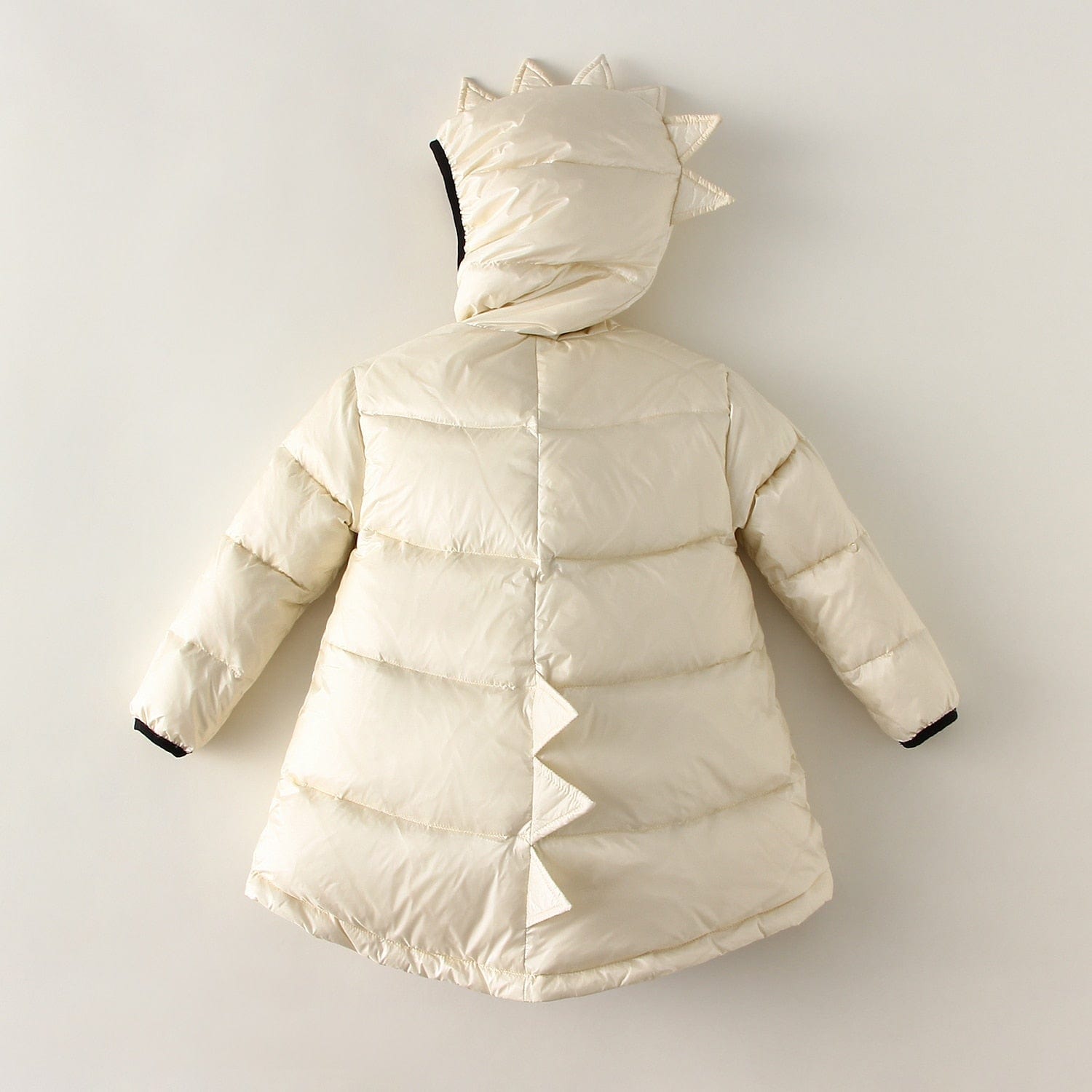 Kids Winter Puffer Jacket with Spike Hood - Momorii