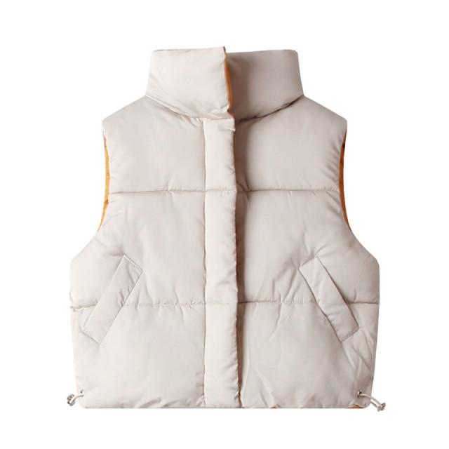 Beige / 3T-size 100 Winter Children Vests