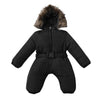 Black / 9M / China Winter clothes Infant Baby snowsuit Boy Girl Romper Jacket Hooded Jumpsuit Warm Thick Coat Outfit 2020 vetement New fille hiver