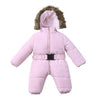 Pink / 3M / China Winter clothes Infant Baby snowsuit Boy Girl Romper Jacket Hooded Jumpsuit Warm Thick Coat Outfit 2020 vetement New fille hiver