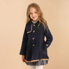 Girl&#39;s Clothing blue / 12M Woolen Long Trench Coat