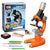 1013A-1 Orange Zoom Microscope Biology Lab