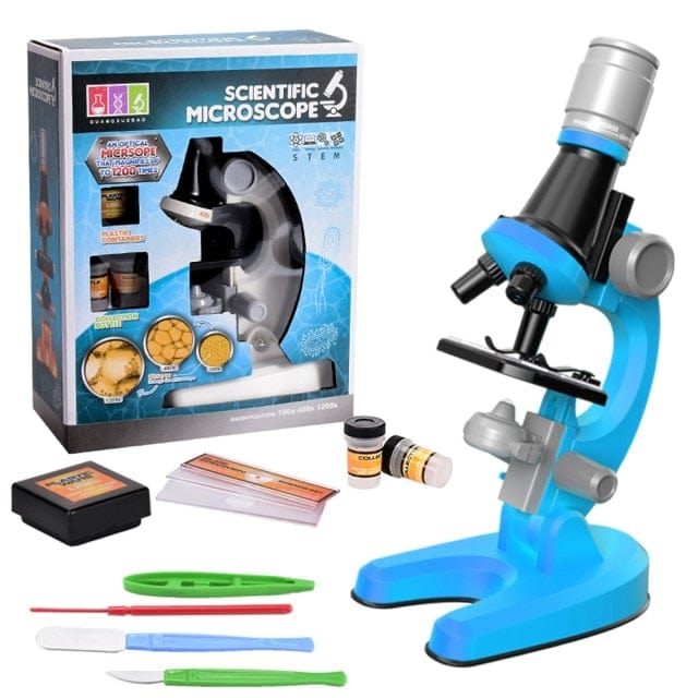 1013A-1 Blue Zoom Microscope Biology Lab