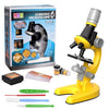 1013A-1 Yellow Zoom Microscope Biology Lab